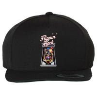 Flippin Heck Pinball Machine Gaming Arcade Wool Snapback Cap