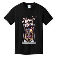 Flippin Heck Pinball Machine Gaming Arcade Kids T-Shirt