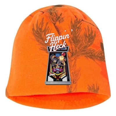 Flippin Heck Pinball Machine Gaming Arcade Kati - Camo Knit Beanie