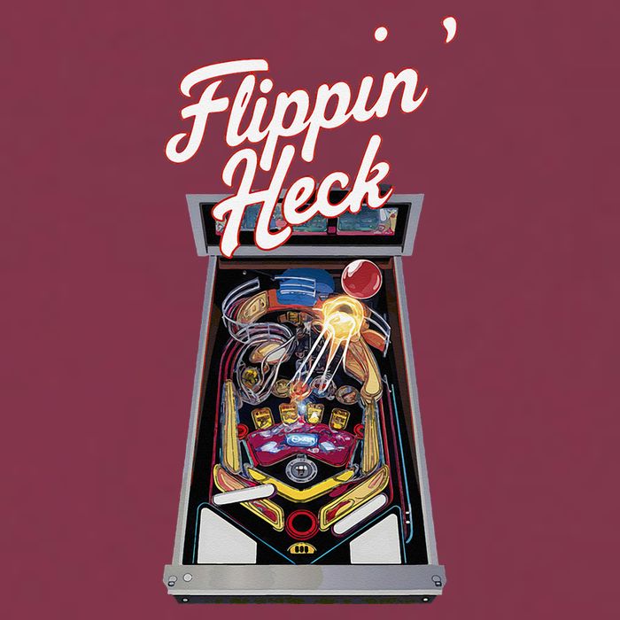 Flippin Heck Pinball Machine Gaming Arcade 16oz Travel Tumbler