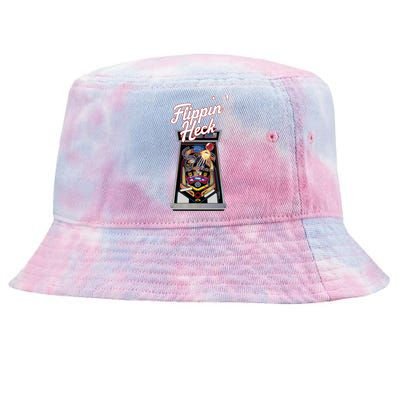 Flippin Heck Pinball Machine Gaming Arcade Tie-Dyed Bucket Hat