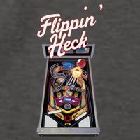 Flippin Heck Pinball Machine Gaming Arcade Vector Backpack