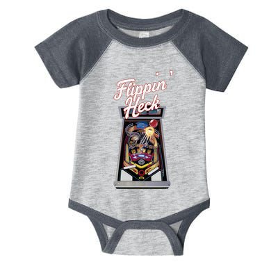 Flippin Heck Pinball Machine Gaming Arcade Infant Baby Jersey Bodysuit