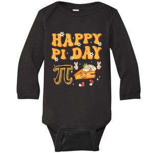 Funny Happy Pi Day Mathematics Math Teacher Baby Long Sleeve Bodysuit