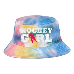 Field Hockey  Player Silhouette Sport Gift Tie Dye Newport Bucket Hat