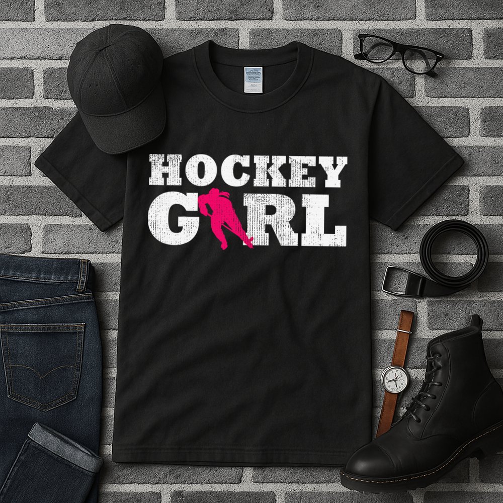 Field Hockey  Player Silhouette Sport Gift Tall T-Shirt