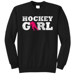 Field Hockey  Player Silhouette Sport Gift Tall Sweatshirt