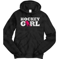 Field Hockey  Player Silhouette Sport Gift Tie Dye Hoodie