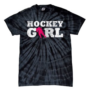 Field Hockey  Player Silhouette Sport Gift Tie-Dye T-Shirt