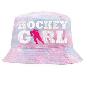 Field Hockey  Player Silhouette Sport Gift Tie-Dyed Bucket Hat