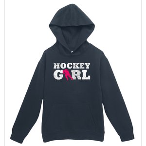 Field Hockey  Player Silhouette Sport Gift Urban Pullover Hoodie