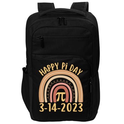 Funny Happy Pi Day Rainbow Math Teacher Mathematics Gift Impact Tech Backpack