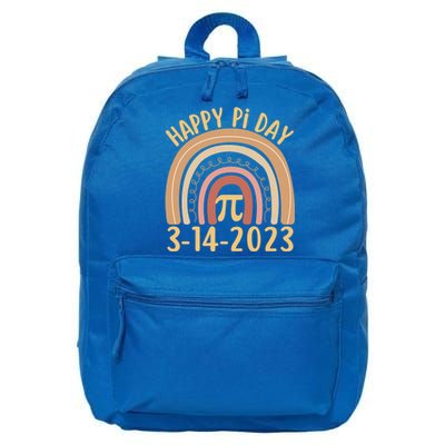 Funny Happy Pi Day Rainbow Math Teacher Mathematics Gift 16 in Basic Backpack