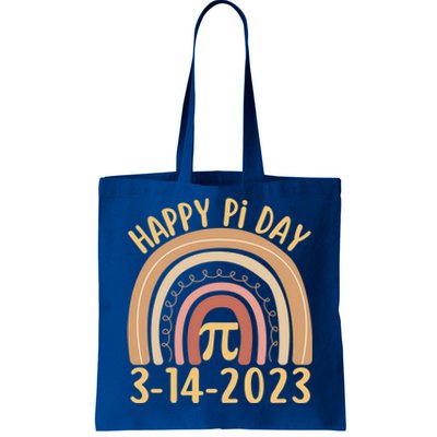 Funny Happy Pi Day Rainbow Math Teacher Mathematics Gift Tote Bag