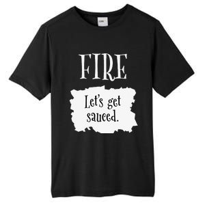 Fire Hot Packet Halloween Taco Lets Get Sauced Costume Tall Fusion ChromaSoft Performance T-Shirt