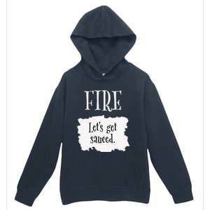 Fire Hot Packet Halloween Taco Lets Get Sauced Costume Urban Pullover Hoodie