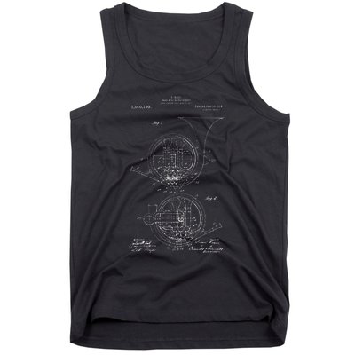 French Horn Patent French Horn Player Gift Tank Top