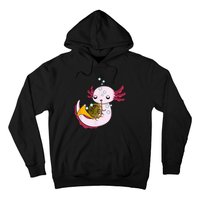 French Horn Player Kids Axolotl Big Band French Horn Hoodie