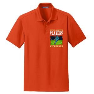 Field Hockey Players Kick Grass Game Day Hockey Stick Gift Dry Zone Grid Polo