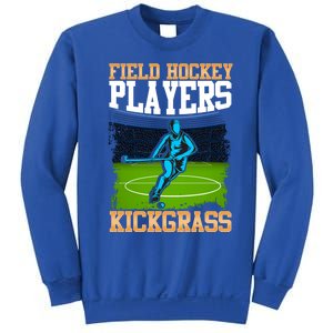 Field Hockey Players Kick Grass Game Day Hockey Stick Gift Sweatshirt