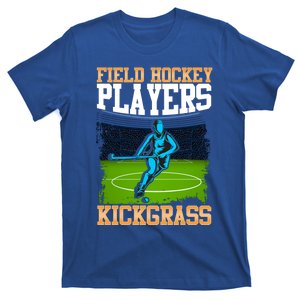 Field Hockey Players Kick Grass Game Day Hockey Stick Gift T-Shirt