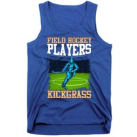 Field Hockey Players Kick Grass Game Day Hockey Stick Gift Tank Top