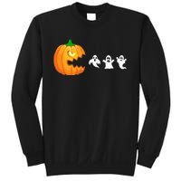 Funny Halloween Pumpkin Eating Ghost Gamer Sweatshirt