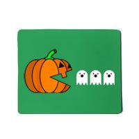 Funny Halloween Pumpkin Eating Ghost Gamer Mousepad