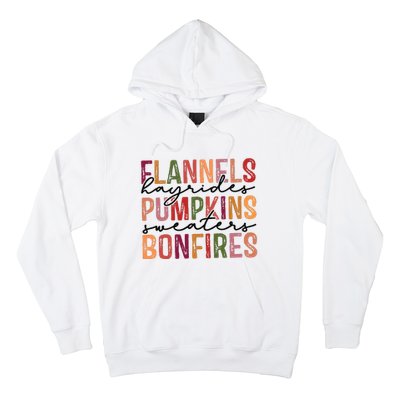 Flannels Hayrides Pumpkin Pumpkin Spice Season Hoodie