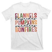 Flannels Hayrides Pumpkin Pumpkin Spice Season T-Shirt