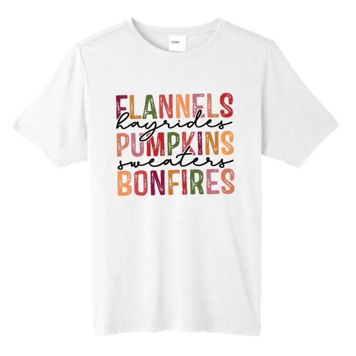 Flannels Hayrides Pumpkin Pumpkin Spice Season Tall Fusion ChromaSoft Performance T-Shirt