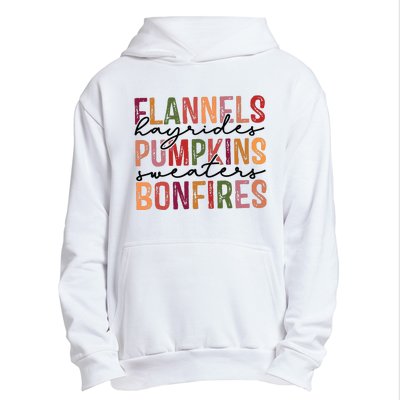 Flannels Hayrides Pumpkin Pumpkin Spice Season Urban Pullover Hoodie