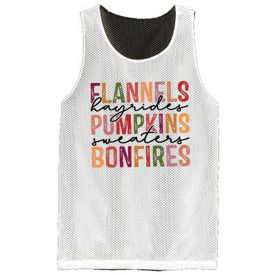 Flannels Hayrides Pumpkin Pumpkin Spice Season Mesh Reversible Basketball Jersey Tank