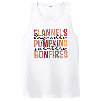 Flannels Hayrides Pumpkin Pumpkin Spice Season PosiCharge Competitor Tank