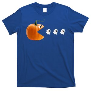 Funny Halloween Pumpkin Eating Ghosts Cute Gift T-Shirt