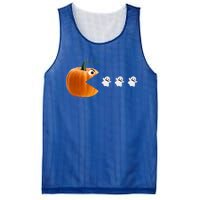 Funny Halloween Pumpkin Eating Ghosts Cute Gift Mesh Reversible Basketball Jersey Tank