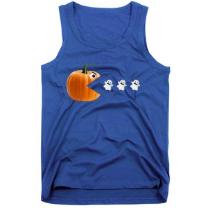 Funny Halloween Pumpkin Eating Ghosts Cute Gift Tank Top