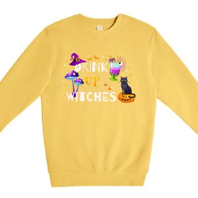 Funny Halloween Party Ing Witch Up Witches Gift Premium Crewneck Sweatshirt