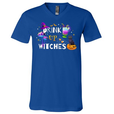 Funny Halloween Party Ing Witch Up Witches Gift V-Neck T-Shirt