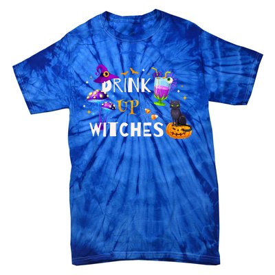 Funny Halloween Party Ing Witch Up Witches Gift Tie-Dye T-Shirt