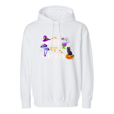 Funny Halloween Party Ing Witch Up Witches Gift Garment-Dyed Fleece Hoodie