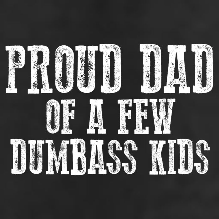 Funny Honest "Proud Dad Of A Few Dumbass " Gift Adult Drive Performance Visor