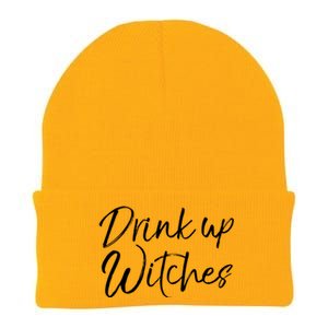 Funny Halloween Party Quote Cute Up Witches Meaningful Gift Knit Cap Winter Beanie