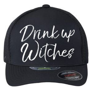 Funny Halloween Party Quote Cute Up Witches Meaningful Gift Flexfit Unipanel Trucker Cap