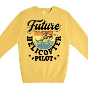 Future Helicopter Pilot Premium Crewneck Sweatshirt