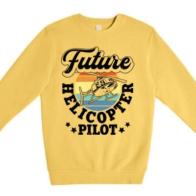 Future Helicopter Pilot Premium Crewneck Sweatshirt