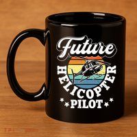 Future Helicopter Pilot 11oz C Handle Ceramic Mug