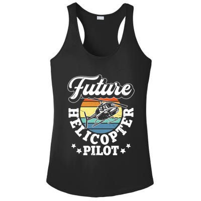Future Helicopter Pilot Ladies PosiCharge Competitor Racerback Tank