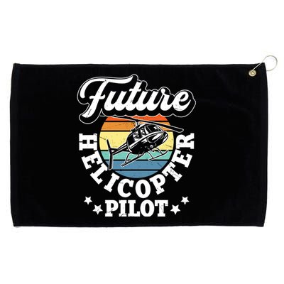 Future Helicopter Pilot Grommeted Golf Towel