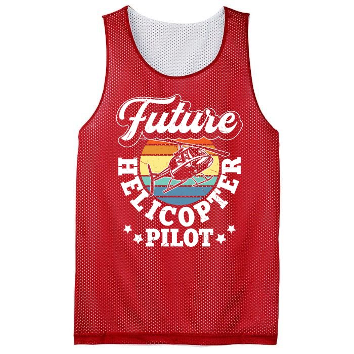 Future Helicopter Pilot Mesh Reversible Basketball Jersey Tank